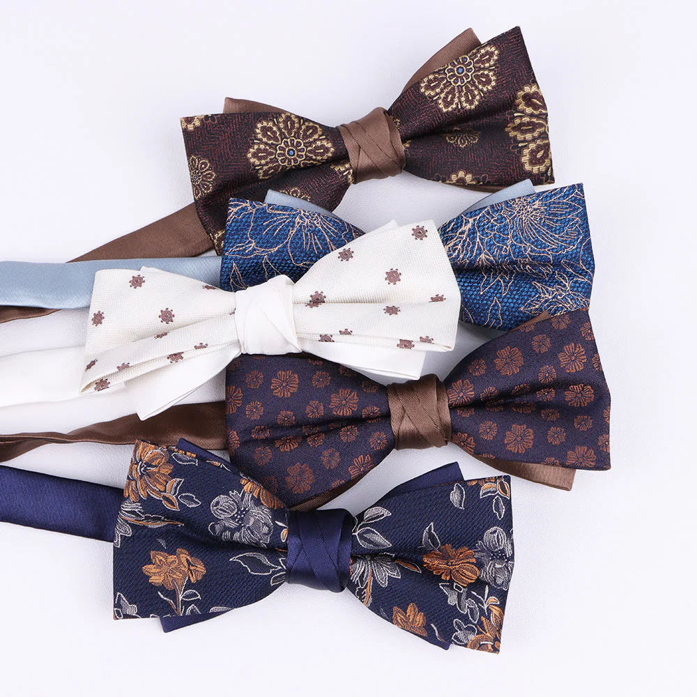 Men's Diverse Patterned Fabric Bow Tie - Image 22