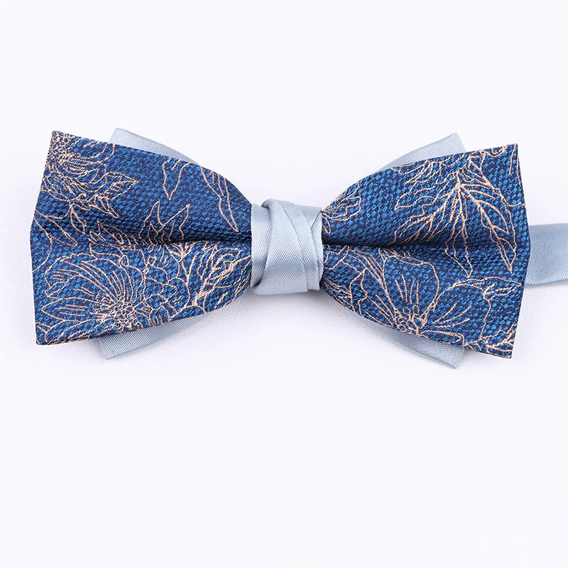 Men's Diverse Patterned Fabric Bow Tie - Image 5