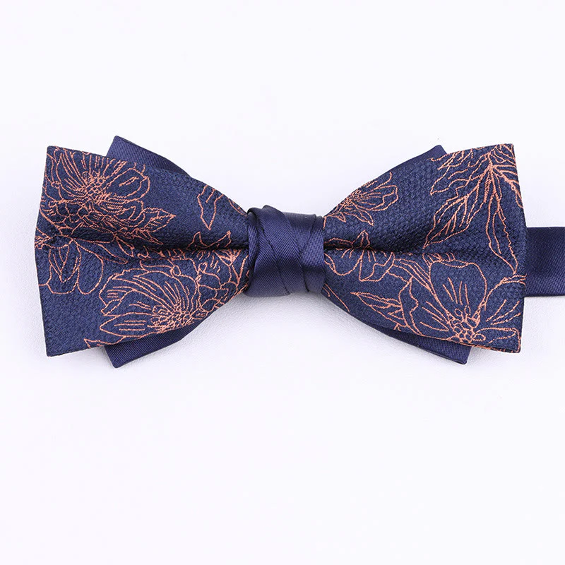 Men's Diverse Patterned Fabric Bow Tie - Image 6