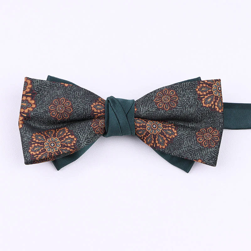 Men's Diverse Patterned Fabric Bow Tie - Image 8