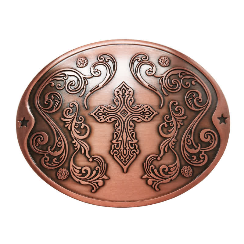 Men's DIY Cross Carving Creative Beer Holder Buckle Leather Belt - Image 20