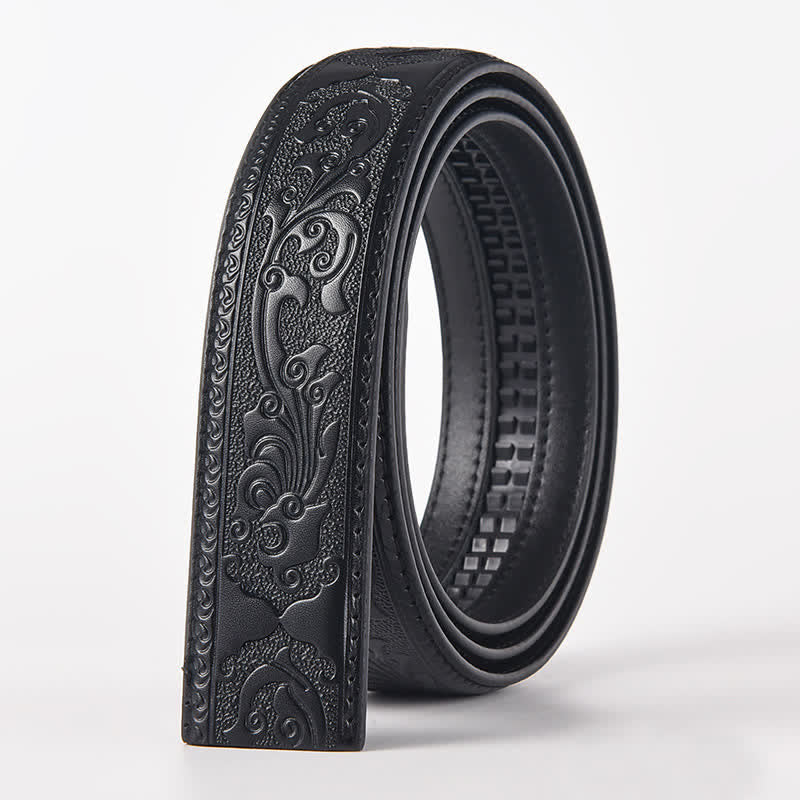 Men's DIY Eagle Flag Automatic Buckle Leather Belt - Image 6