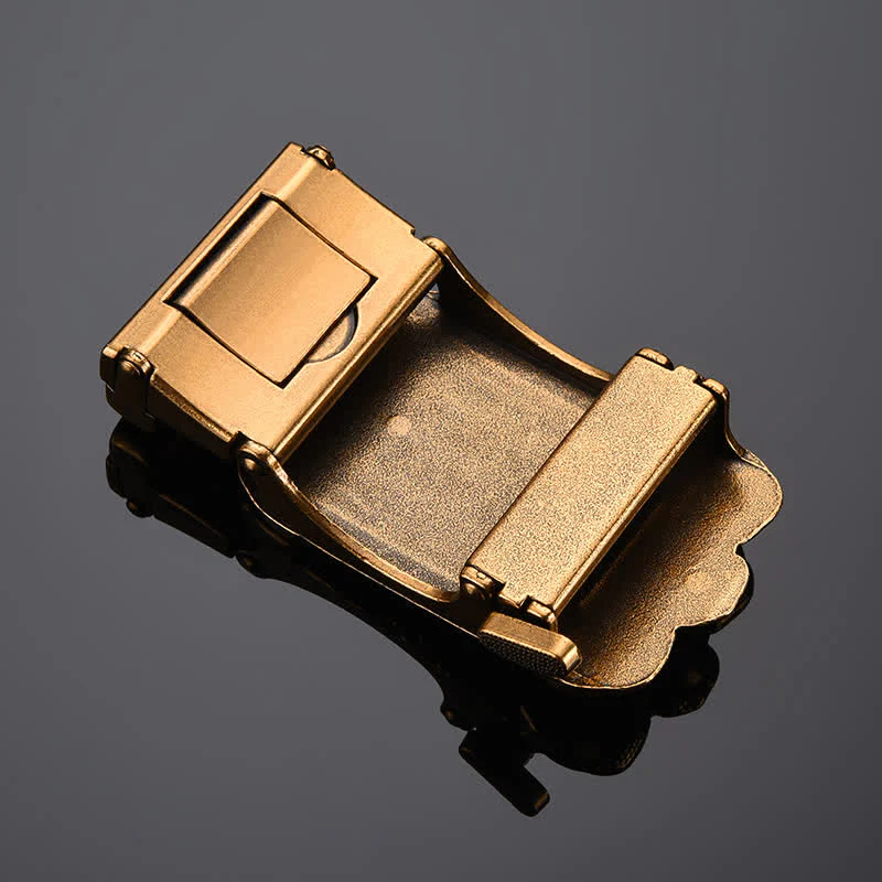 Men's DIY Eagle Spread Wings Automatic Buckle Leather Belt - Image 8