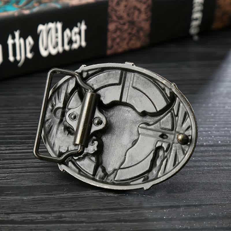 Men's DIY Buckle Leather Belt - Image 5