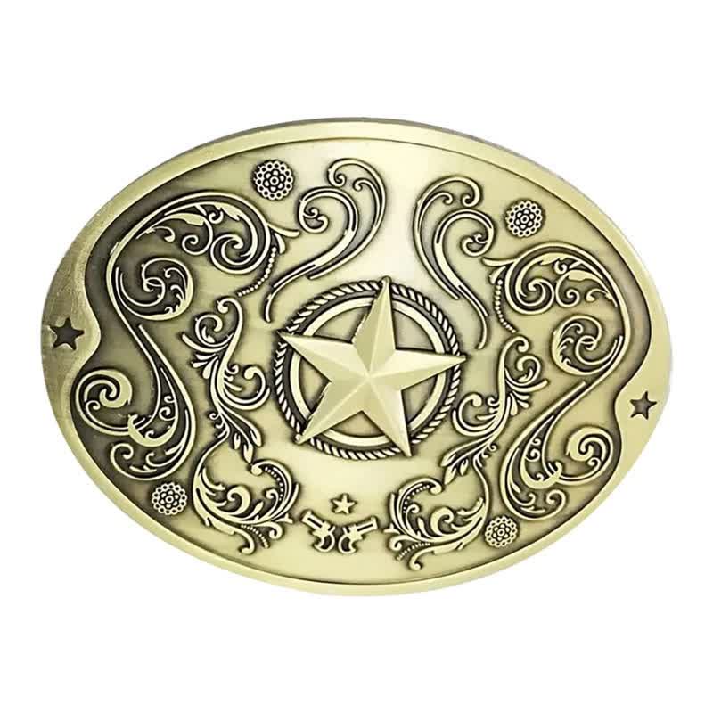 Men's DIY Western Star Creative Beer Holder Buckle Leather Belt - Image 14