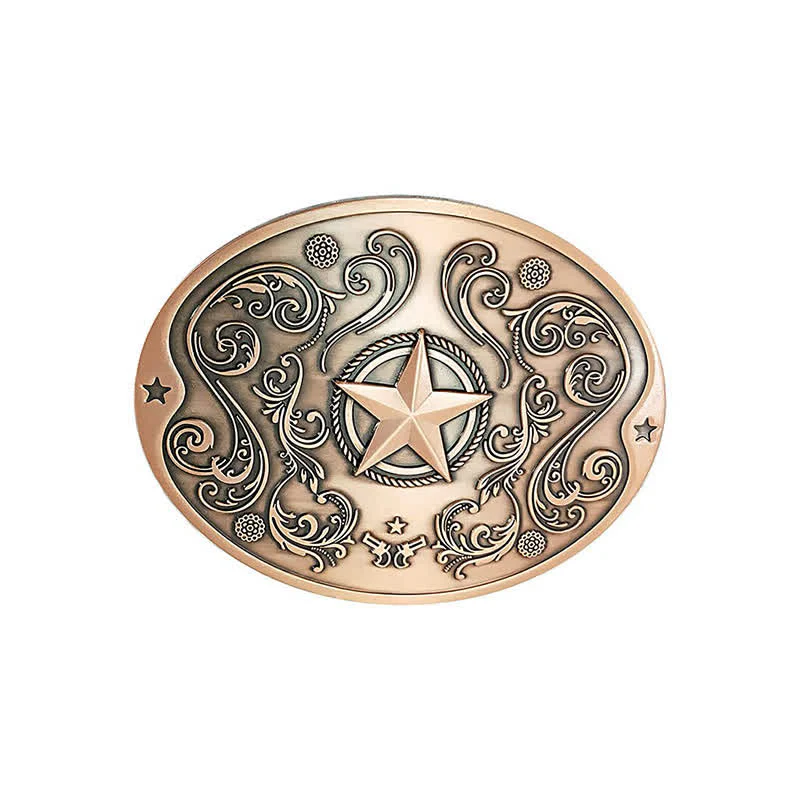 Men's DIY Western Star Creative Beer Holder Buckle Leather Belt - Image 20