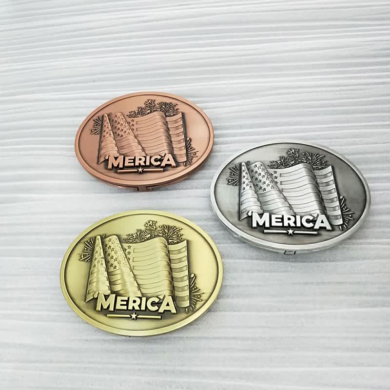 Men's DIY Merica Pride Flag Creative Beer Holder Buckle Leather Belt - Image 3