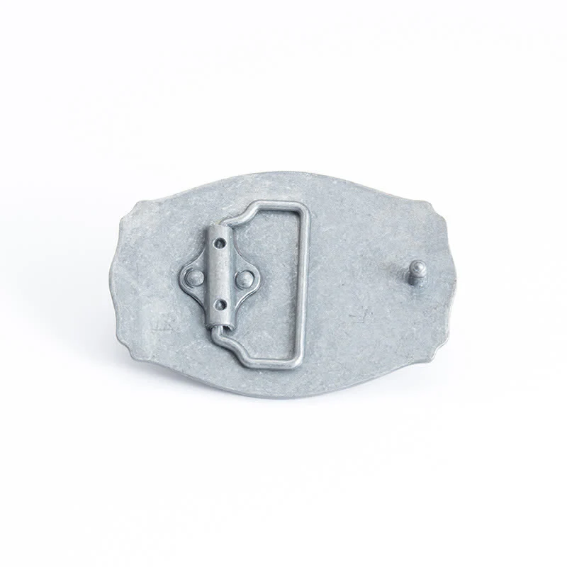 Men's DIY Punk Lady Silhouette Buckle Leather Belt - Image 2