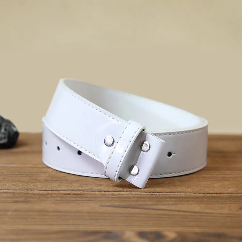 Men's DIY Soaring Eagle Statement Buckle Leather Belt - Image 13