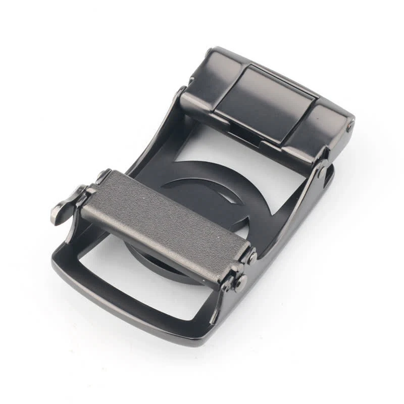 Men's DIY Tiger Head Automatic Buckle Leather Belt - Image 3