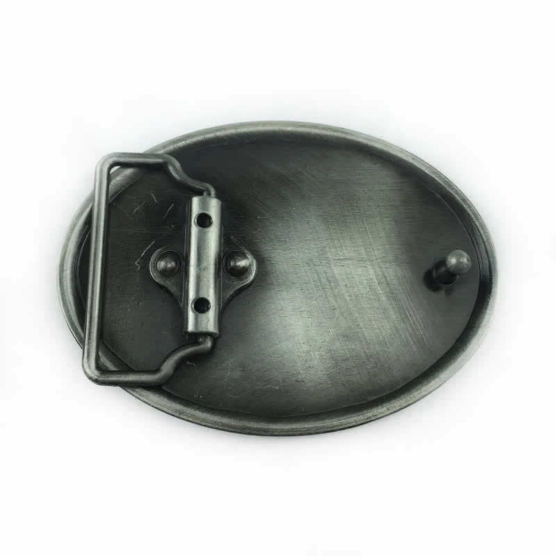 Men's DIY Trendy Western Rose Buckle Leather Belt - Image 7