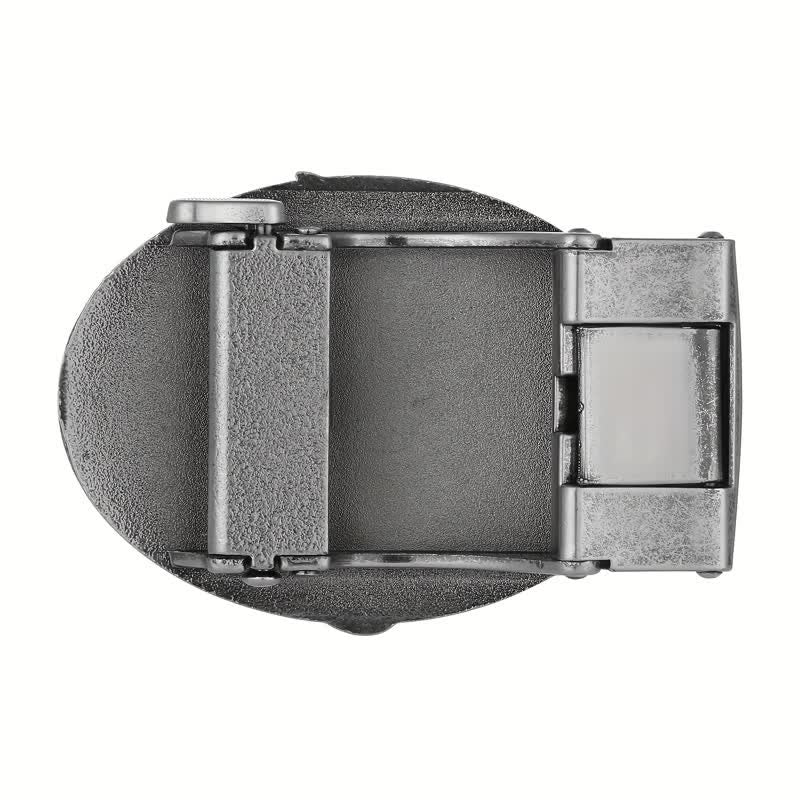 Men's DIY USA Eagle Flag Automatic Buckle Leather Belt - Image 7