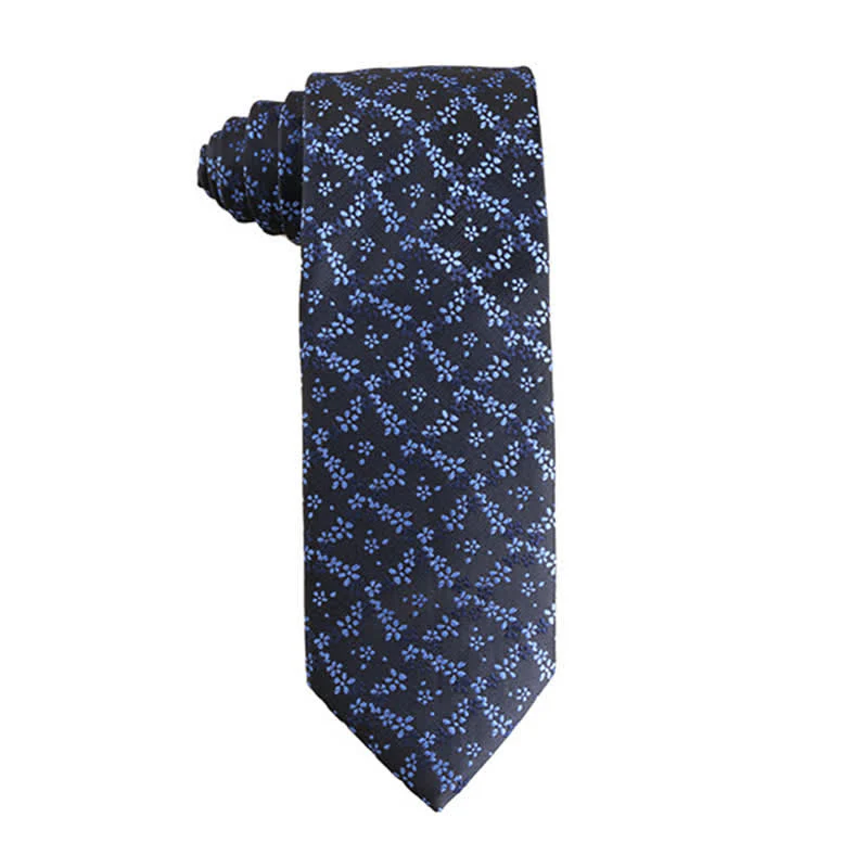 Men's Dynamic Shade of Blue Series Necktie - Image 4