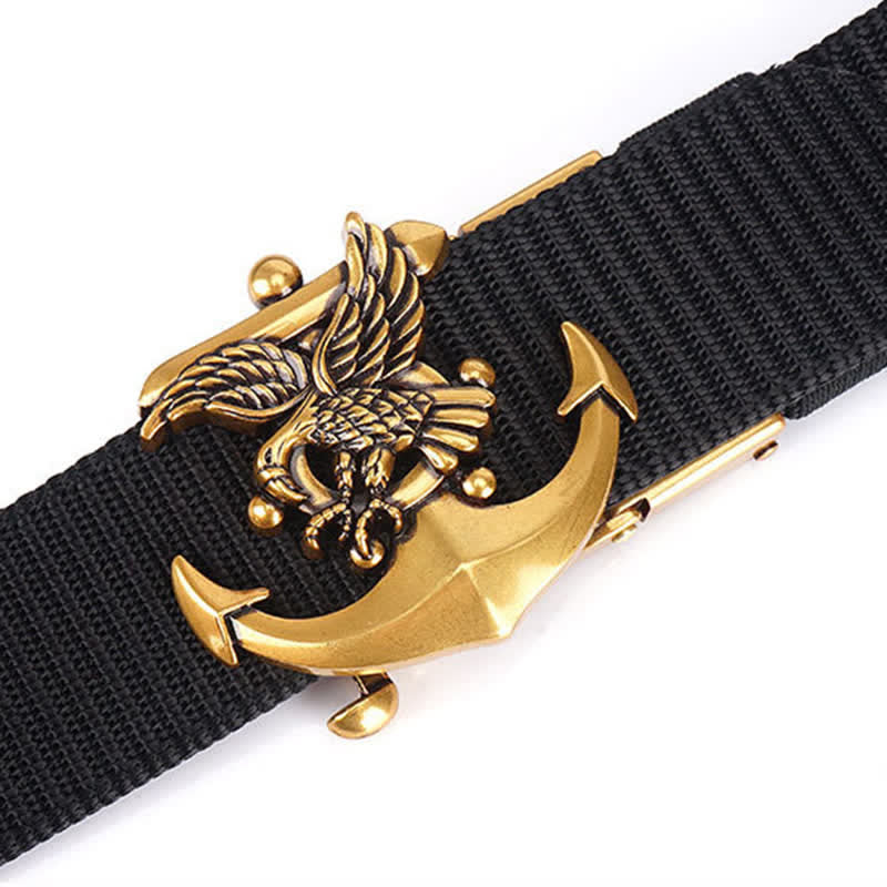 Men's Eagle Anchor Nylon Belt - Image 5