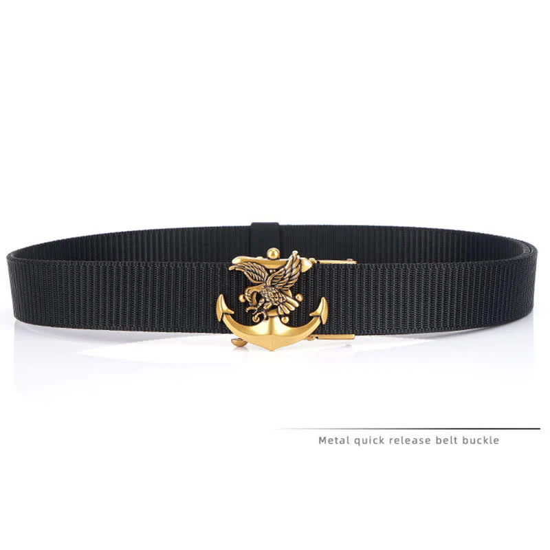 Men's Eagle Anchor Nylon Belt - Image 7