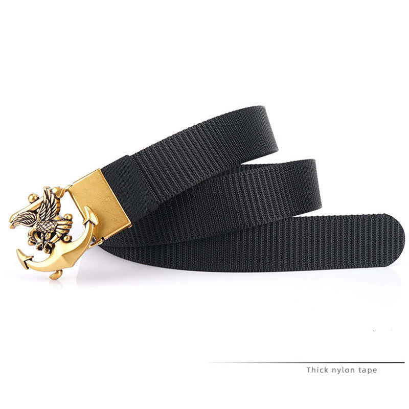 Men's Eagle Anchor Nylon Belt - Image 8
