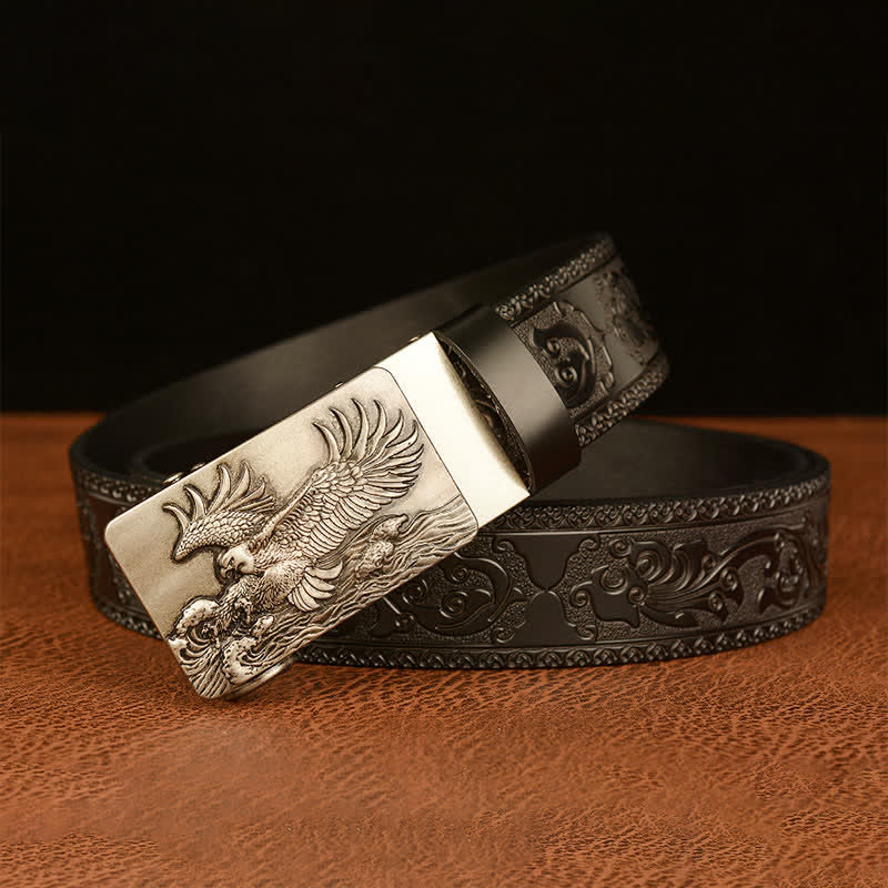 Men's Eagle Expanded Its Wings Leather Belt - Image 19