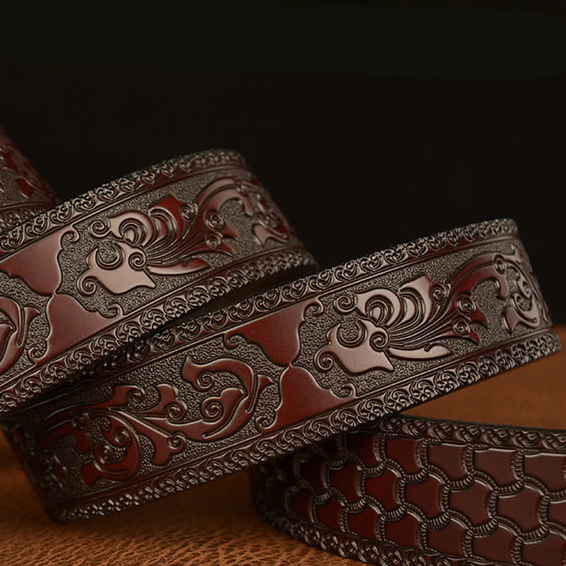 Men's Eagle Expanded Its Wings Leather Belt - Image 8