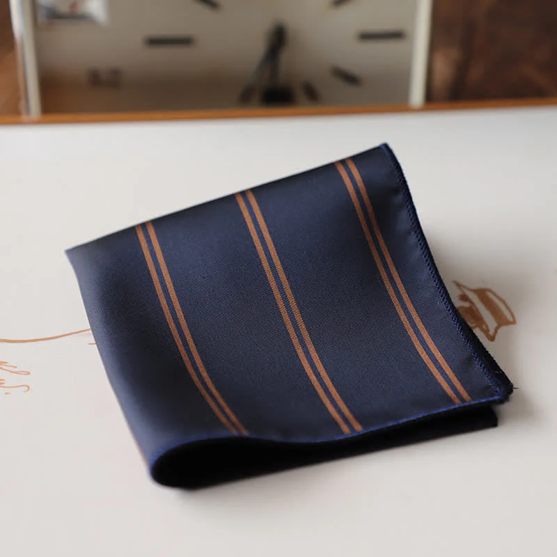 Men's Elagant Retro Flower Pattern Pocket Square - Image 10