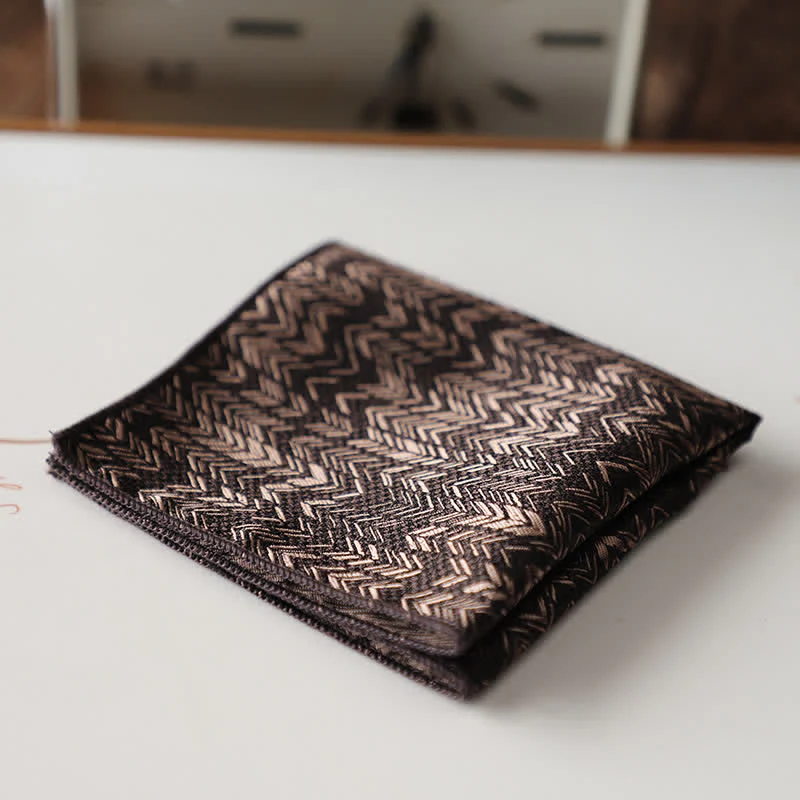 Men's Elagant Retro Flower Pattern Pocket Square - Image 18