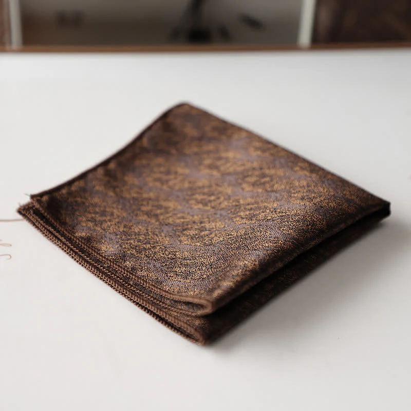 Men's Elagant Retro Flower Pattern Pocket Square - Image 26