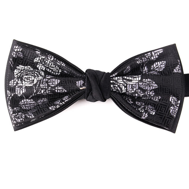 Men's Elegant Floral Botanical Bow Tie - Image 21