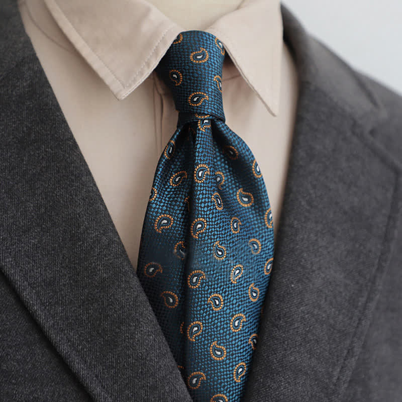 Men's Classic Elegant Floral Necktie - Image 6