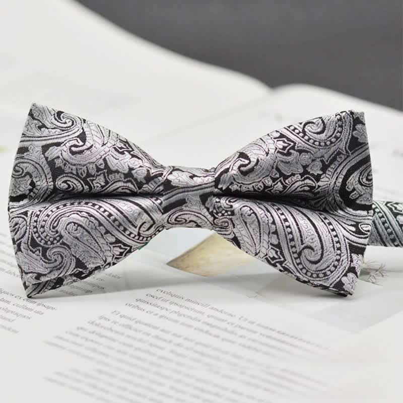 Men's Elegant Paisley Vintage Art Pattern Bow Tie - Image 22