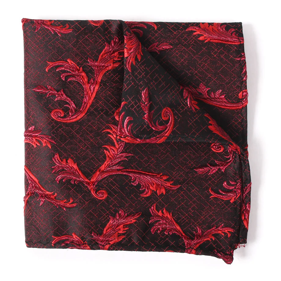 Men's Elegant Printed Formal Necktie Bow Tie Pocket Square - Image 19