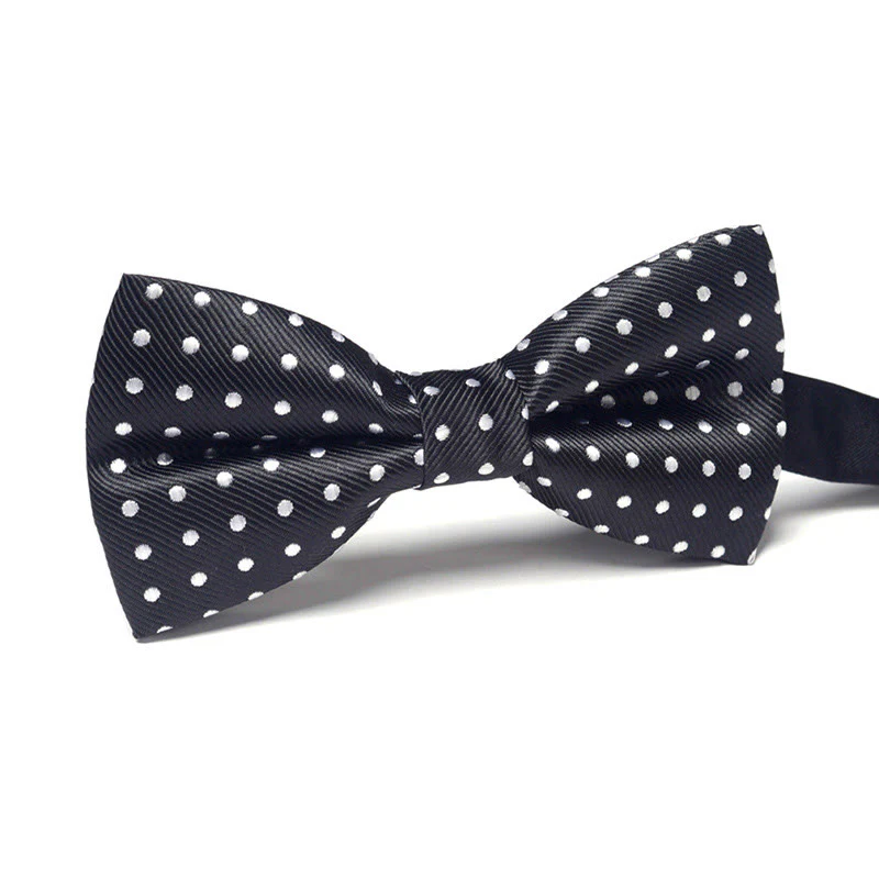 Men's Elegant Refined Sophisticated Stylish Dual-pattern Accented Formal Bow Tie - Image 19