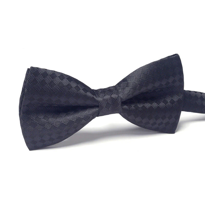 Men's Elegant Refined Sophisticated Stylish Dual-pattern Accented Formal Bow Tie - Image 20