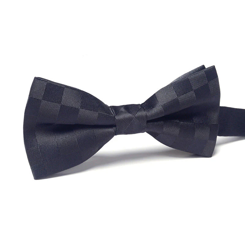 Men's Elegant Refined Sophisticated Stylish Dual-pattern Accented Formal Bow Tie - Image 23
