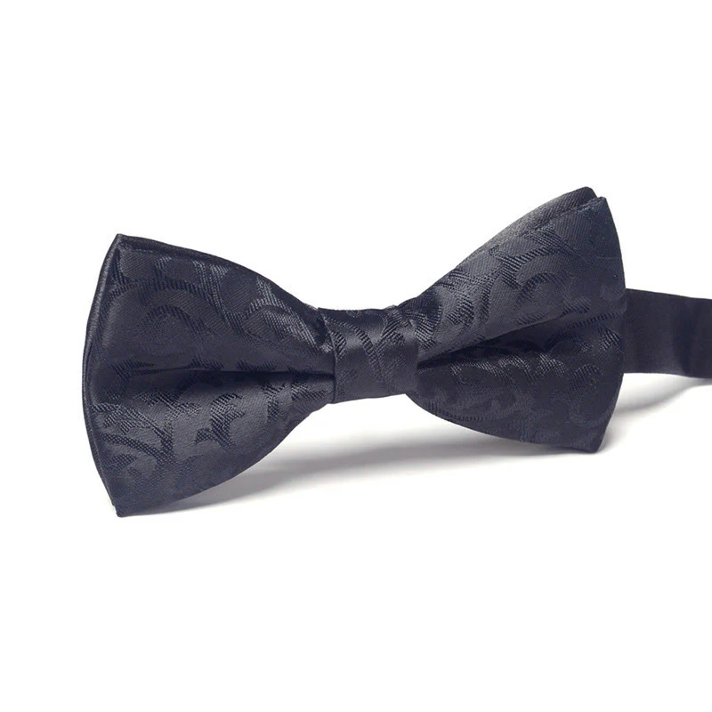 Men's Elegant Refined Sophisticated Stylish Dual-pattern Accented Formal Bow Tie - Image 24
