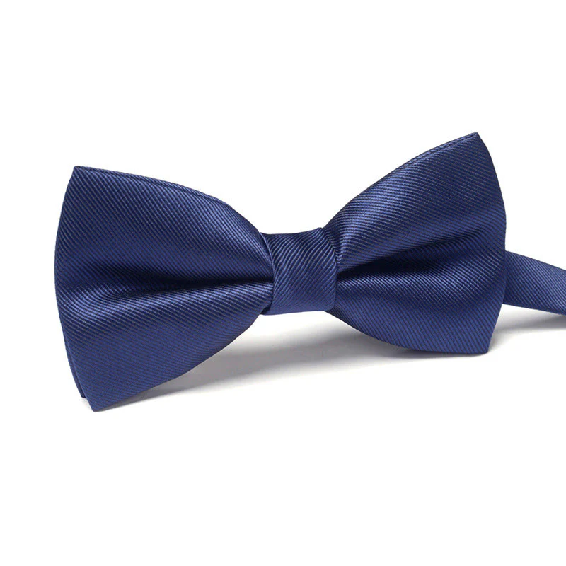 Men's Elegant Refined Sophisticated Stylish Dual-pattern Accented Formal Bow Tie - Image 26