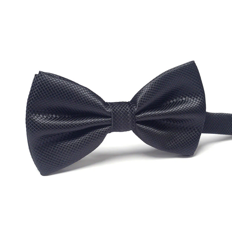 Men's Elegant Refined Sophisticated Stylish Dual-pattern Accented Formal Bow Tie - Image 31