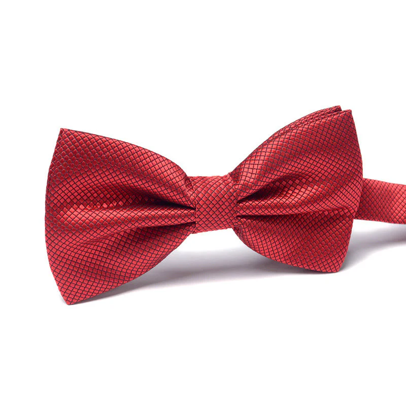 Men's Elegant Refined Sophisticated Stylish Dual-pattern Accented Formal Bow Tie - Image 32