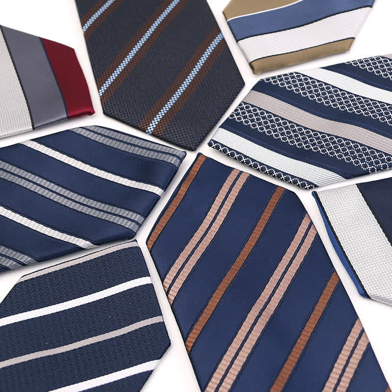 Men's Elegant Striped Series Necktie - Image 2