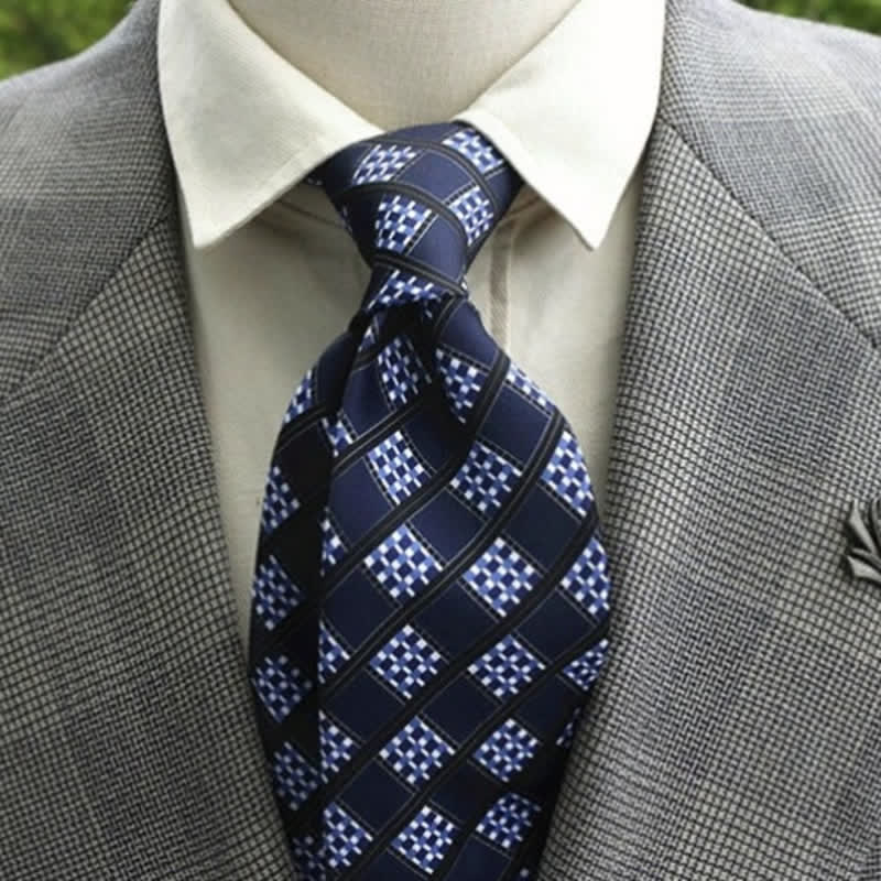 Men's Fantastic Flower Pattern Boho Necktie - Image 11