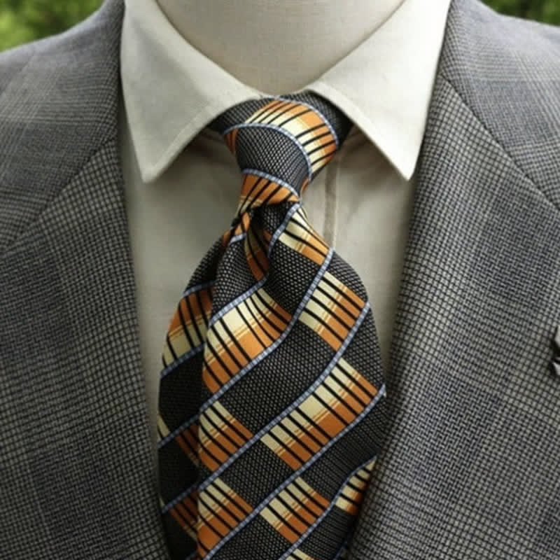 Men's Fantastic Flower Pattern Boho Necktie - Image 4