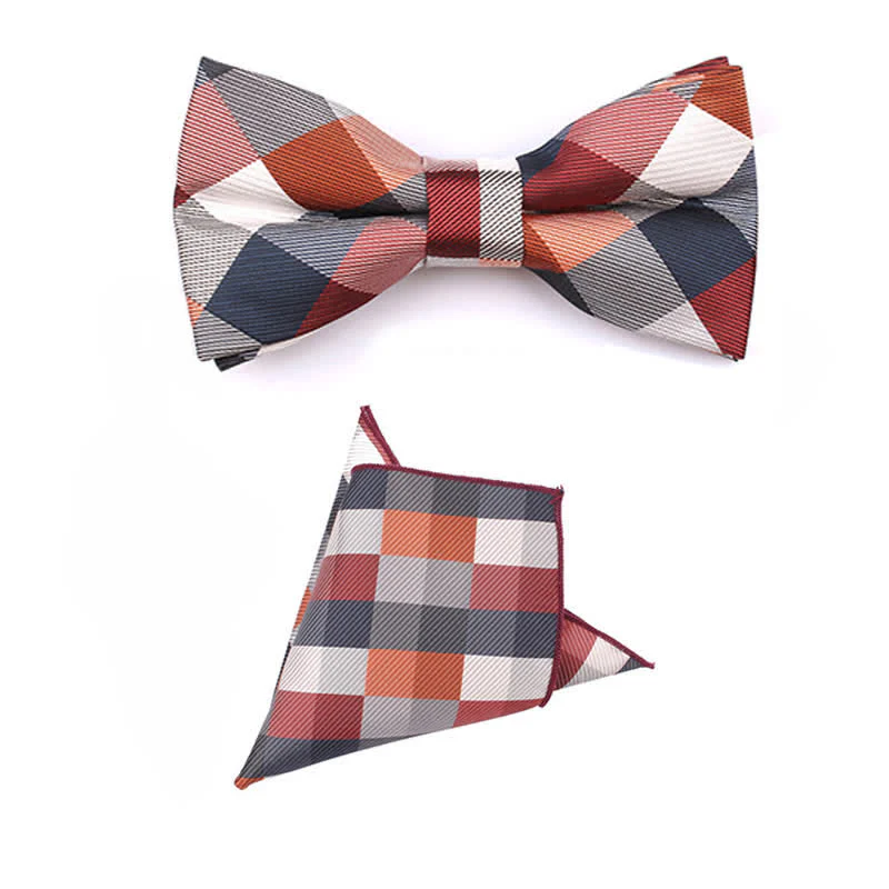 Men's Fashion Casual Modern Checked Narrow Necktie - Image 14