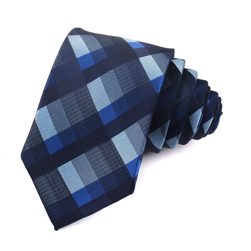 Men's Fashion Casual Modern Checked Narrow Necktie - Image 16