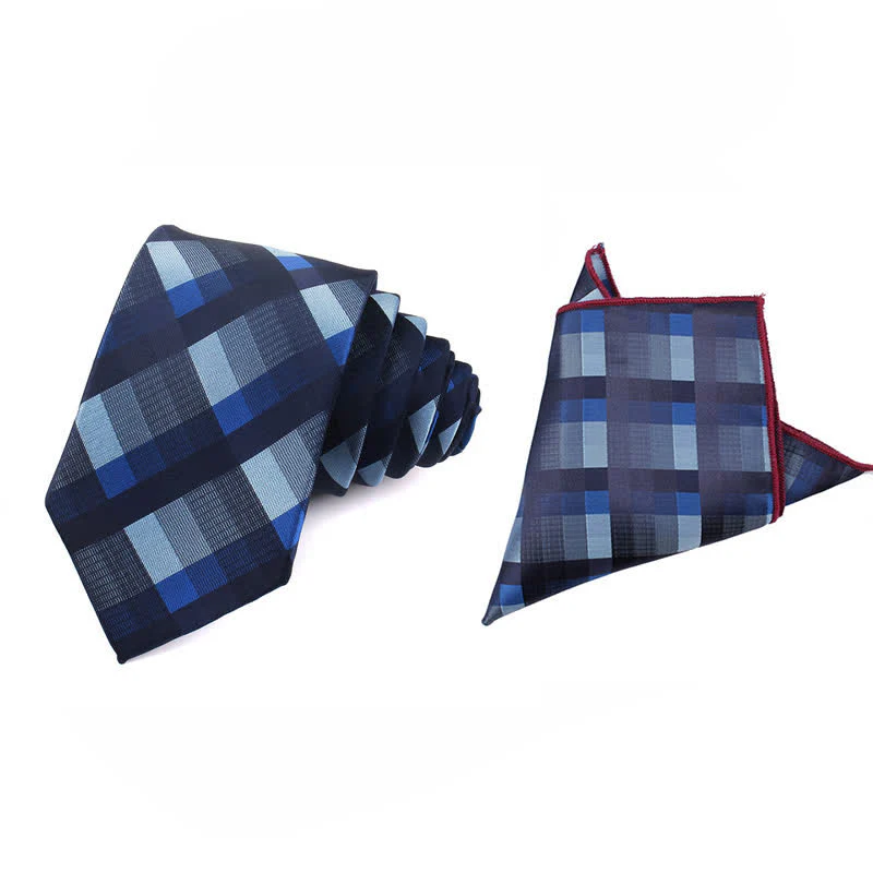 Men's Fashion Casual Modern Checked Narrow Necktie - Image 18