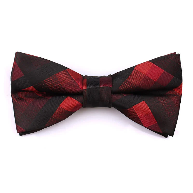 Men's Fashion Casual Modern Checked Narrow Necktie - Image 2