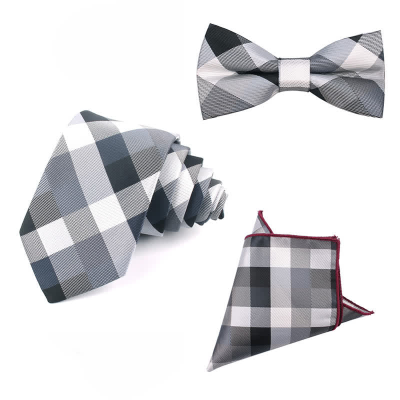 Men's Fashion Casual Modern Checked Narrow Necktie - Image 25