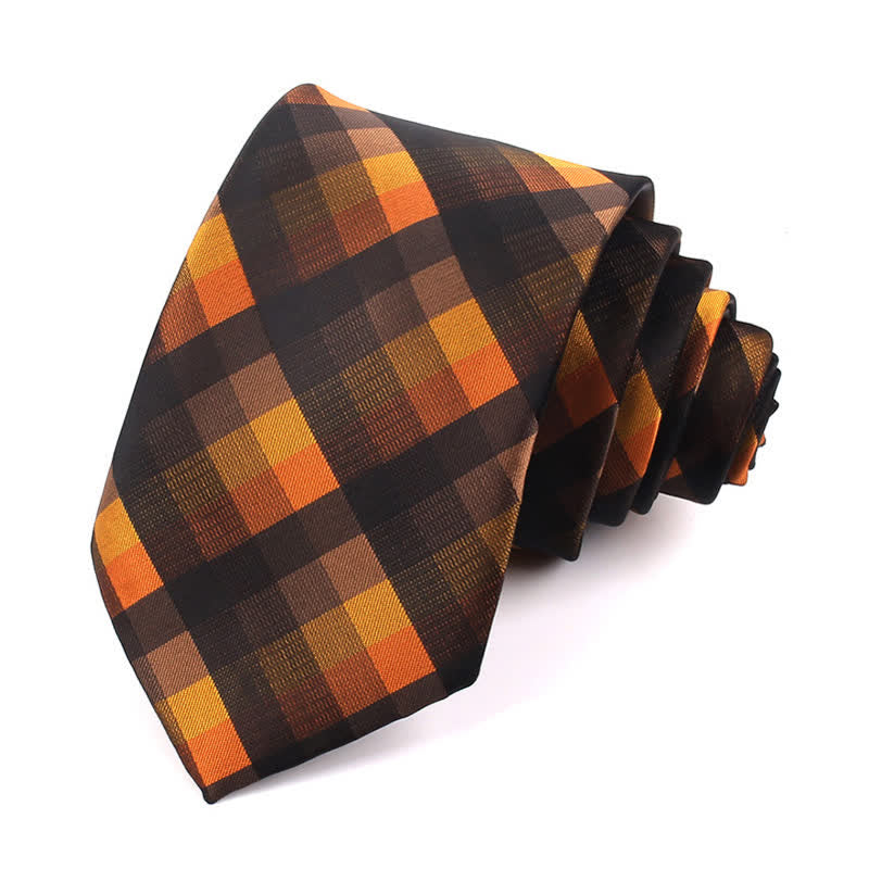 Men's Fashion Casual Modern Checked Narrow Necktie - Image 26