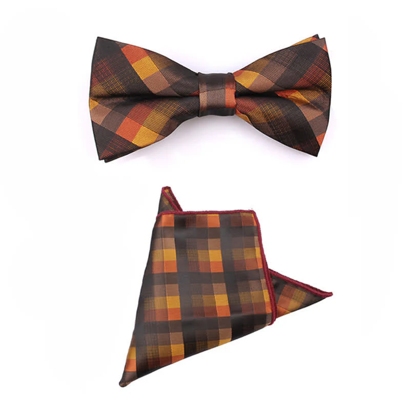 Men's Fashion Casual Modern Checked Narrow Necktie - Image 29