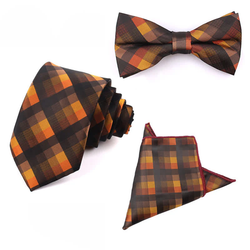 Men's Fashion Casual Modern Checked Narrow Necktie - Image 30