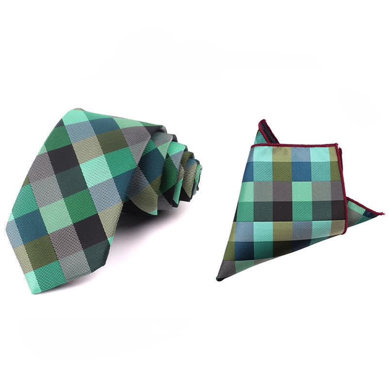 Men's Fashion Casual Modern Checked Narrow Necktie - Image 33