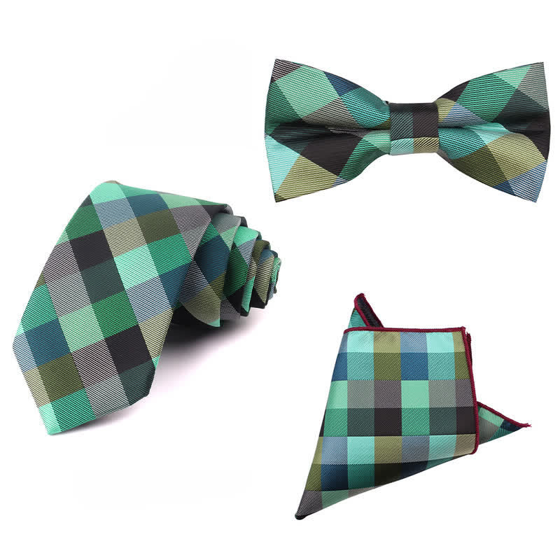 Men's Fashion Casual Modern Checked Narrow Necktie - Image 35