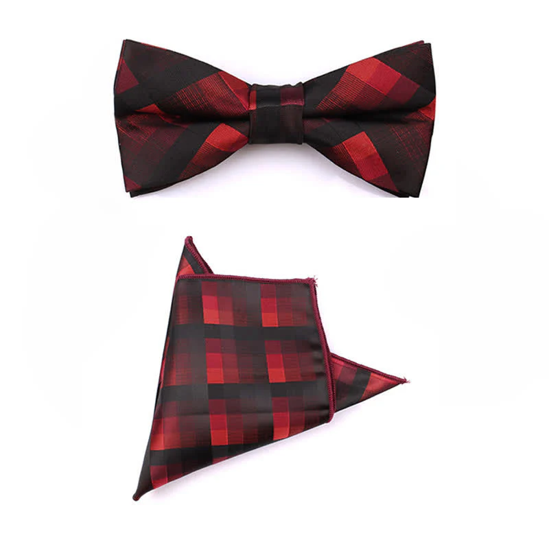Men's Fashion Casual Modern Checked Narrow Necktie - Image 4